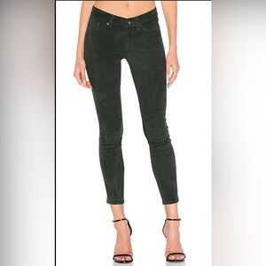 Rag & Bone Suede Skinny Ankle Trousers